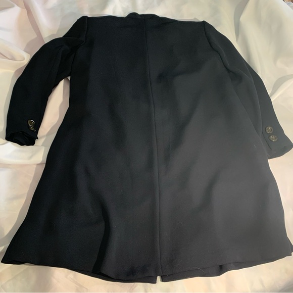 Kasper ASL Coat Shift Dress Lined Size 12P Black Women's Coat - Picture 7 of 11
